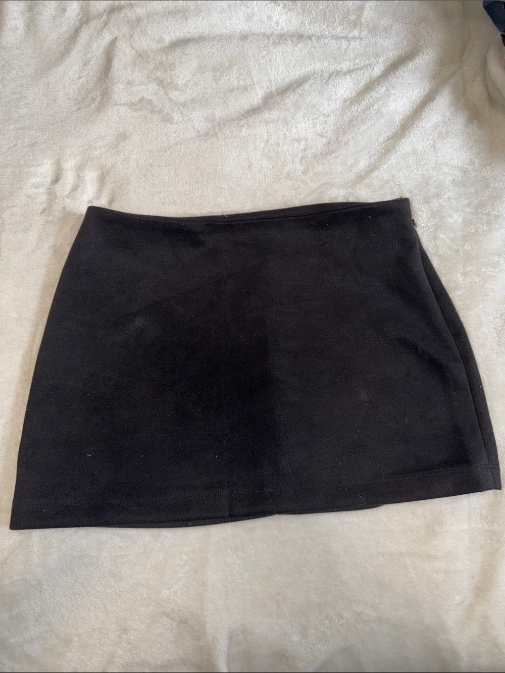 Forever 21 Black Cotton Blend Mini Skirt
